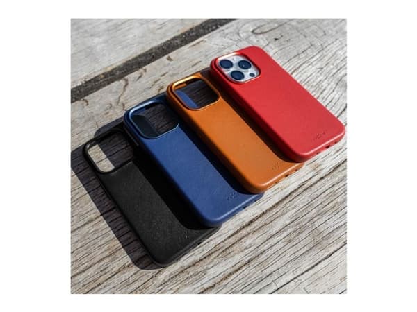 Kotelo Fixed Fixed MagLeather | Takakuori | Apple | iPhone 16 | Nahka | Punainen | punainen