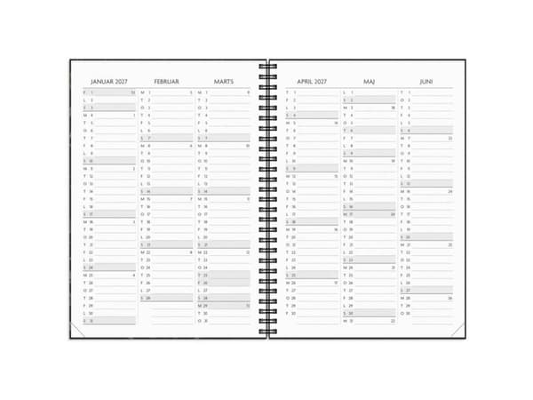 Få det gjort A5 veckokalender 2027