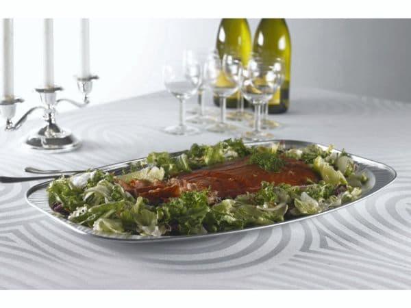 Serveringsfat, Plus Pack, rektangulär 548 x 359 x 22 mm, aluminium, large, förpackning med 10 st