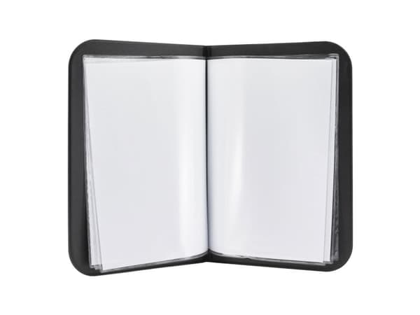Securit® A4 ESSENTIAL menyomslag, svart