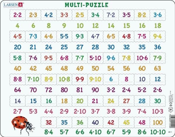 Multi-Puzzle-palapeli – 58 palaa, Maxi (36,5 x 28,5 cm)