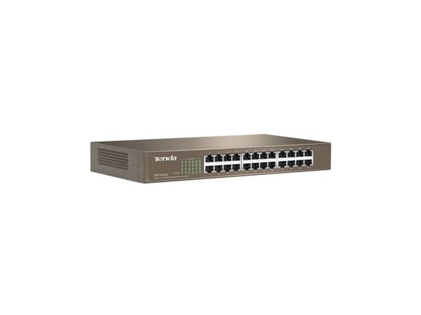 Tenda TEF1024D - Switch - 24 x 10/100 - stasjonær, rackmonterbar