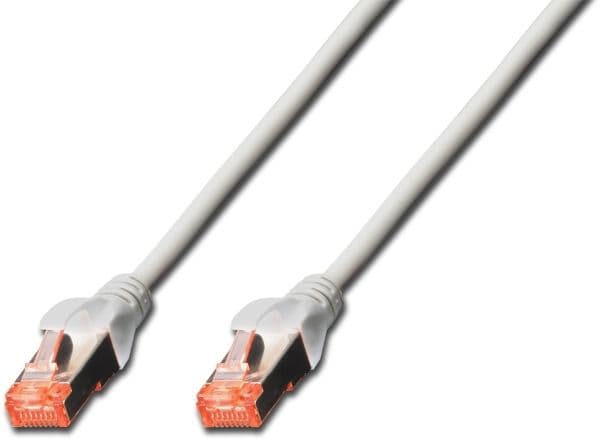Suojattu verkkokaapeli Digitus, cat6, harmaa, 5 m