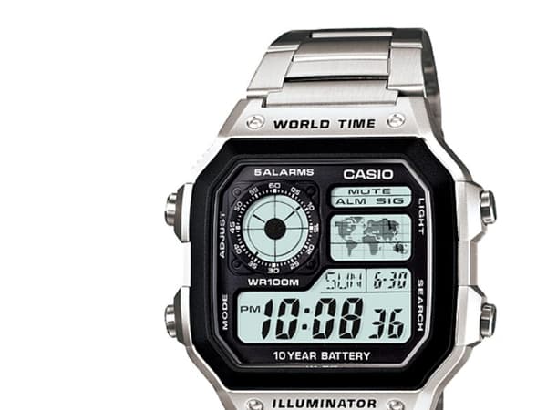 Casio AE-1200WHD-1AVEF, Vanntett, Elektronisk