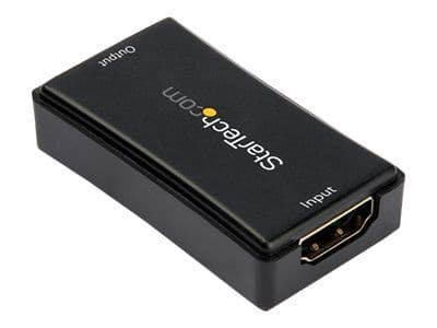 StarTech.com HDBOOST4K2, 3840 x 2160 pikseliä, AV-toistin, 14 m, Musta, HDCP