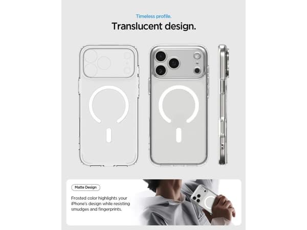 Etui Spigen Ultra Hybrid MagSafe for iPhone 17 Pro - sort