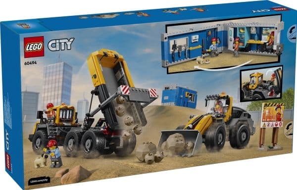 LEGO City 60494 Frontlaster og tippbil