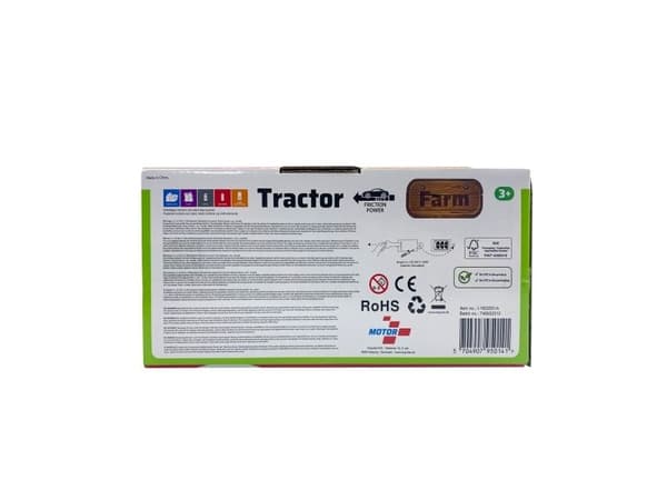 Traktor med lys og lyd (friksjon) 1:20
