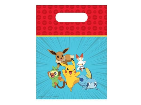 Pokemon festposer, 6 stk
