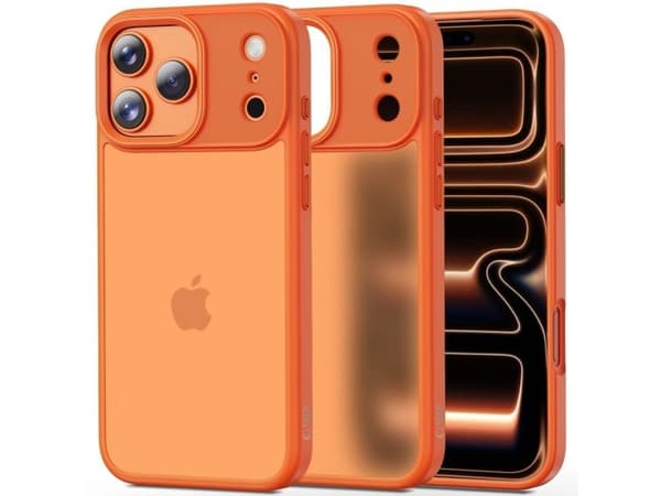 Tech-Protect MagMat-deksel for iPhone 17 Pro Max - oransje