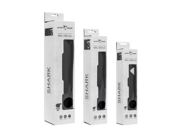 White Shark XL stor spillmusematte, 800x350x3mm
