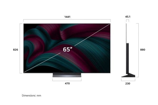 OLED55C58LA 4K OLED evo Smart TV -televisio