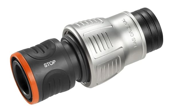 Gardena Premium slangkoppling med vattenstopp 3/4"
