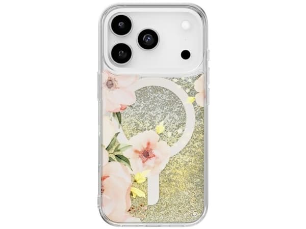 Uniq Coehl Fleurette magnetisk lade-deksel til iPhone 17 Pro - transparent