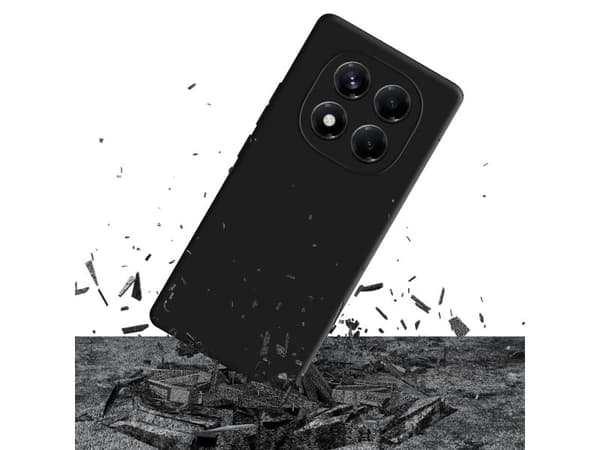 Fodral 3MK Matt Case Pro för Redmi Note 14 Pro 4G i svart