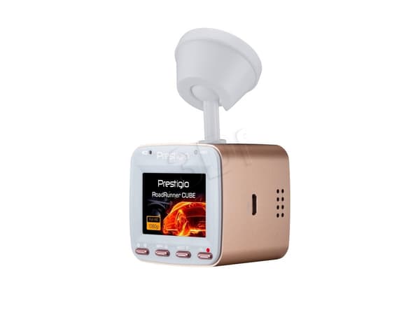Videoregistrator Prestigio Cube hvit/rosa (PCDVRR530WRS)