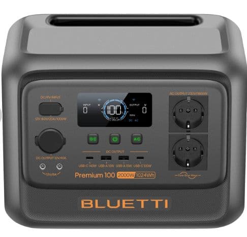 Bluetti Premium 100 V2 - 1024Wh / 2000W