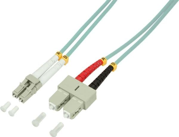 LogiLink 1m, LC - SC, 1 m, OM3, LC, SC