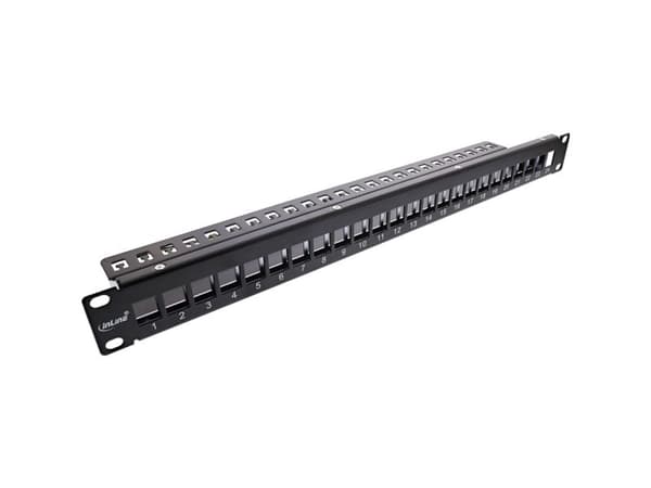 InLine 76824H, Sort, Rackmontering, 1U, 100 mm, 510 mm, 60 mm