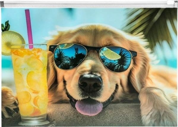 Chillout Dog A4 PP Zip-konvolutt