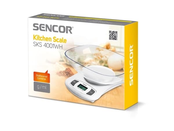 Sencor SKS 4001WH - Köksvåg - 2000 ml - vit