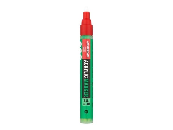 Amsterdam Acrylic Marker 4 mm Permanent Green Light 618