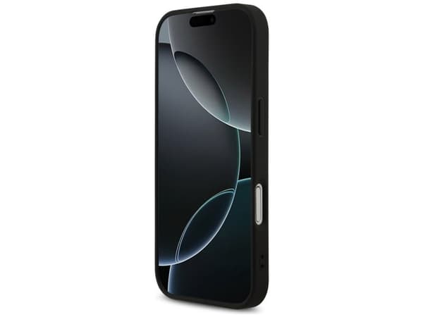 Guess 4G Printed Stripes MagSafe case for iPhone 17 - black