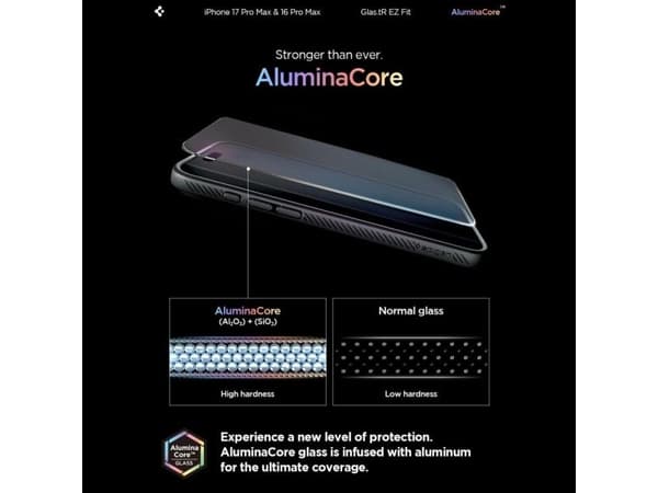 Spigen GLAS.tR EZ Fit, Apple, iPhone 16 Pro Max, Transparent, 2 styck