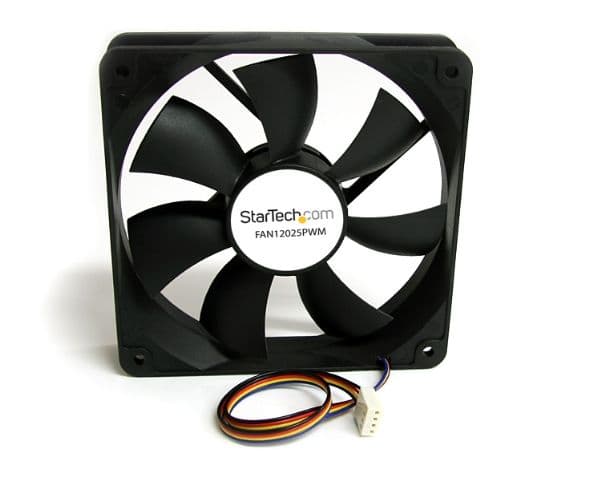 StarTech.com FAN12025PWM, Tuuletin, 12 cm, musta