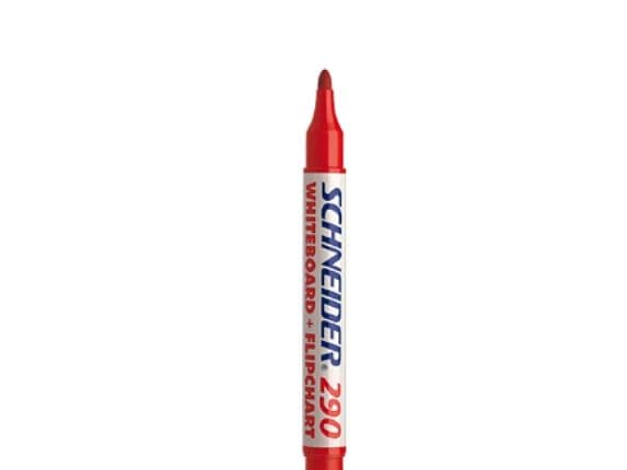 Schneider Maxx 290 - Markør - for flippover, whiteboard - rød - 1-3 mm