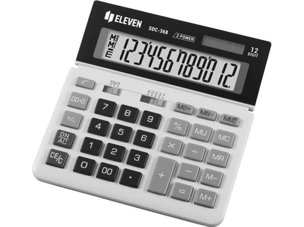 Eleven SDC368 12-siffrig displayräknare