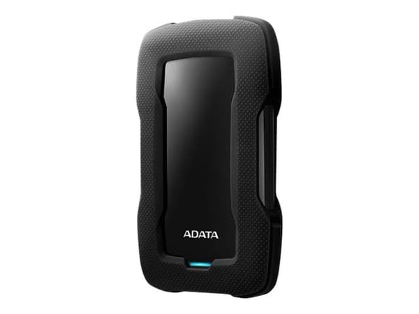 ADATA HD330 - Hårddisk - 1 TB - extern (portabel) - USB 3.1 - 256 bitars AES - svart