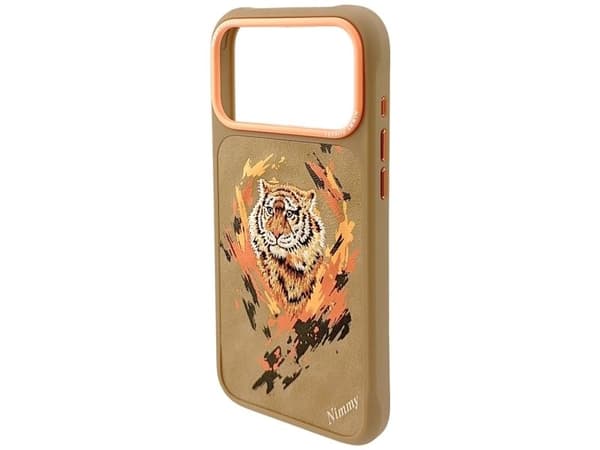 Nimmy Tiger MagSafe case for iPhone 17 Pro - light brown