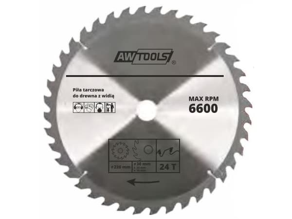AWTOOLS sagblad widi a 190x30x24z