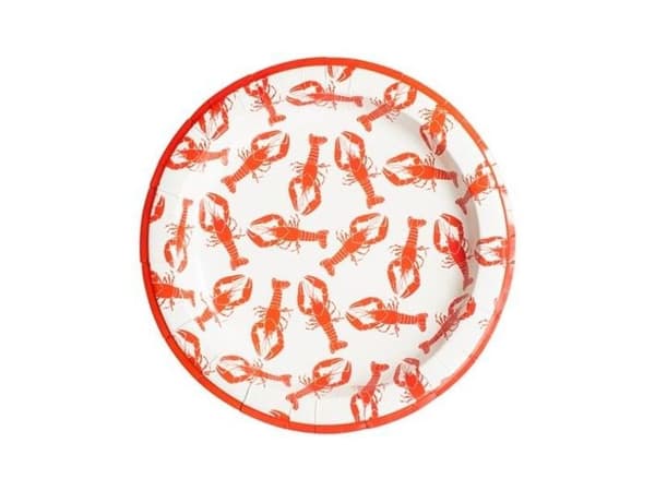 Kräftskive engångstallrikar 28 cm