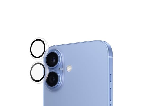 PanzerGlass Hoops - objektivskydd för mobil - transparent - för Apple iPhone 16, 16 Plus