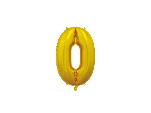 Gull sifferballonger, 66 cm