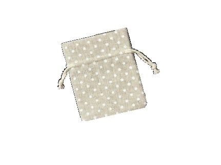 Folia 64102, Presentpåse, Beige, Vit, Mönstrad, Bomull, Polyester, 6 styck