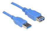 Delock - USB-forlengelseskabel - USB (hann) til USB (hunn) - USB 3.0 - 3 m