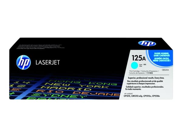 Lasertoner hp 125a cb541a, 1 400 sidor, cyan
