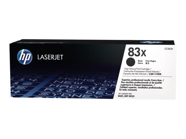 HP Toner 83X / CF283X Svart