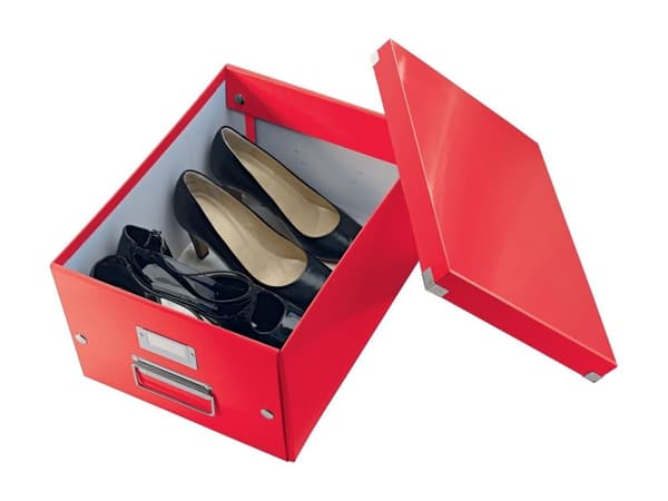 Leitz Click & Store WOW - Lagerboks - medium - for A4 (210 x 297 mm) - rød