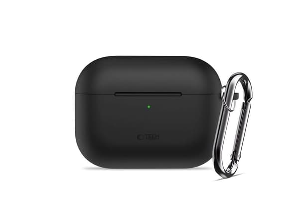 4kom.pl Tech-Protect silikondeksel med krok til Apple AirPods Pro 3 Black