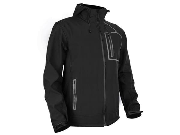 Venner herre softshell-jakke Str_027_ sort str. XL