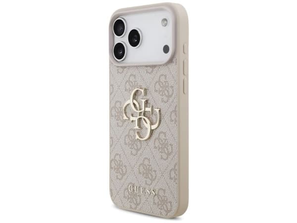 Guess 4G Big Logo-deksel til iPhone 17 Pro Max - Rosa