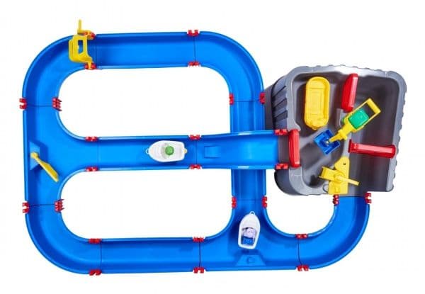 Aquaplay Harbour, Set med vattenleksaker, 3 År, Blå, Grå