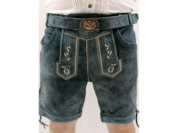 Ægte Lederhosen, blå