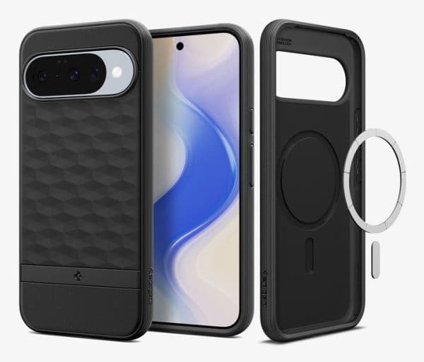 Spigen ACS09708, Etui, Google, Pixel 10 Pro, 16 cm (6.3"), Sort