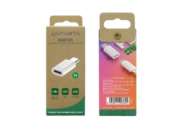 4smarts 540711, Lightning, USB-C, Vit