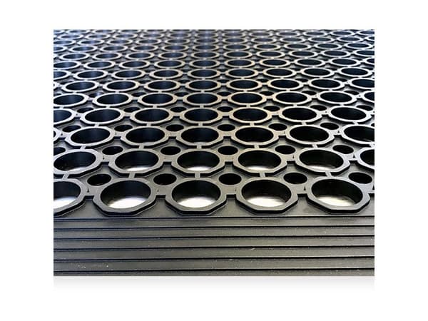 Industrimåtte Ergomat Ringo 0,90x1,50 m Sort